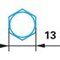 Adaptateur hexagonal   UNIVERSALcutter